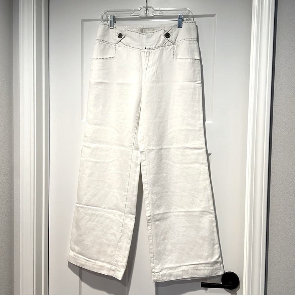 Elevenses Wide Leg Cotton Pant